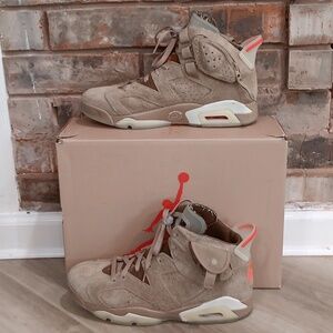 Air Jordan 6 Travis Scott British Khaki